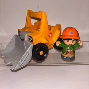 Fisher-Price Little People Bulldozer Car Truck Play Vehicle for Toddlers